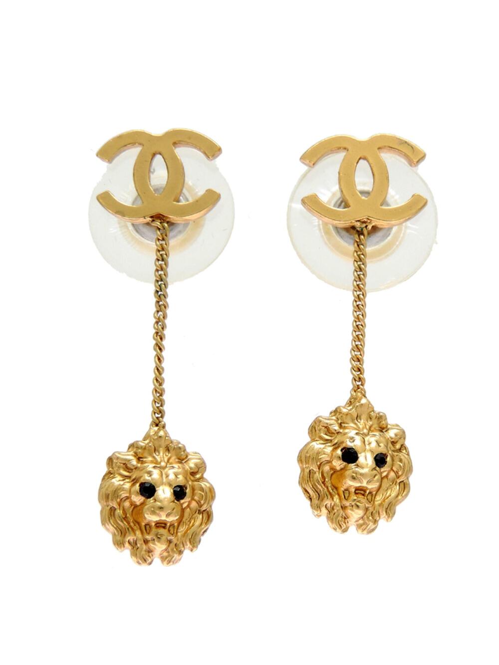 Chanel Cc Logo Earrings Metal #249942C11B